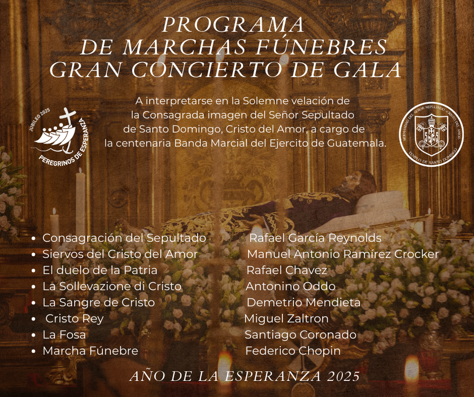 Programa de Marchas Fúnebres - Gran concierto de gala