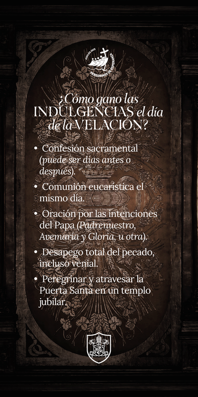 Solemne Velación - Indulgencias